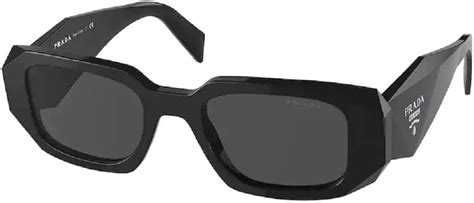 prada gray rectangle sunglasses